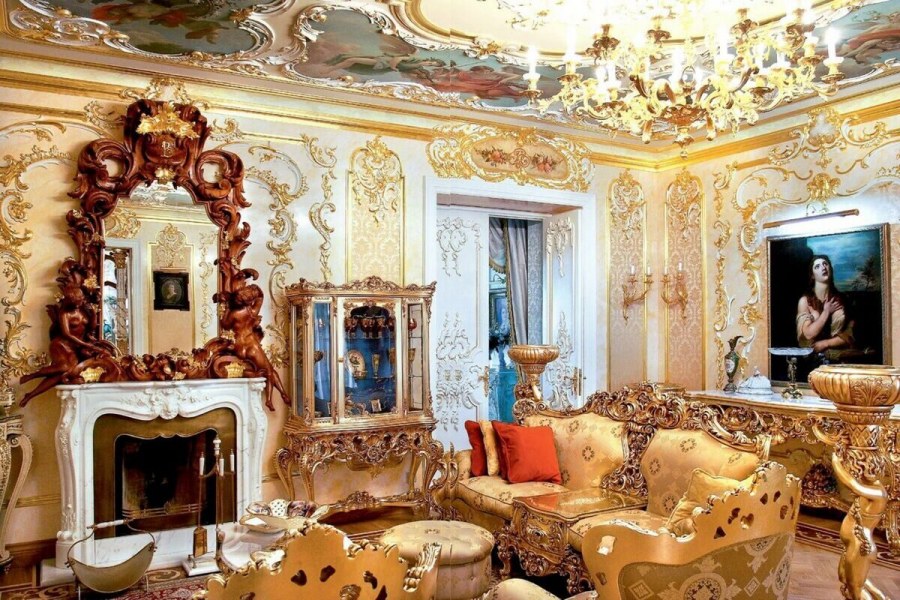 Шторы в дворцовых интерьерах