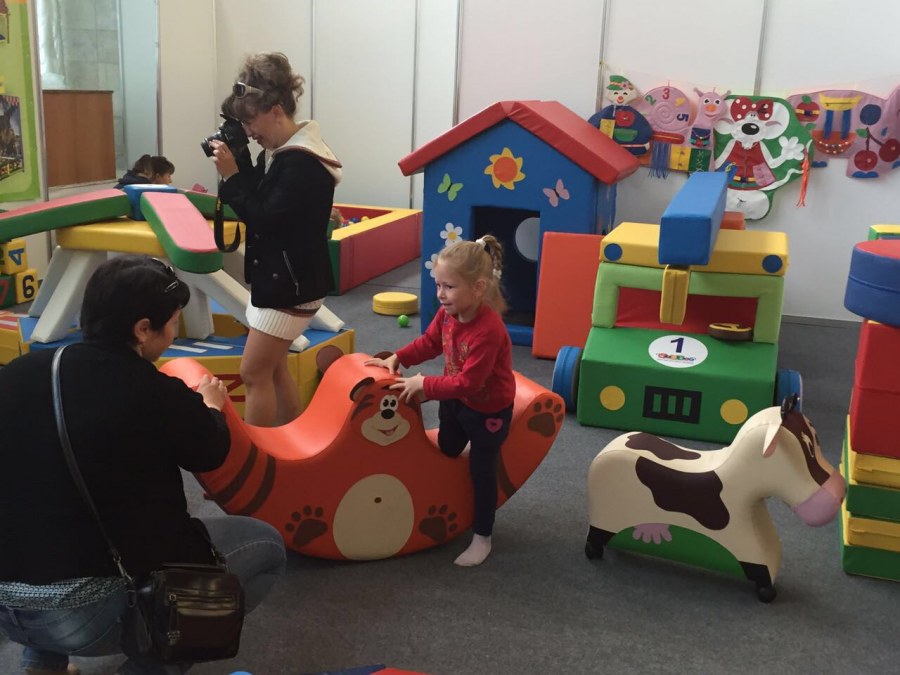 Мягкие модули для игровой комнаты