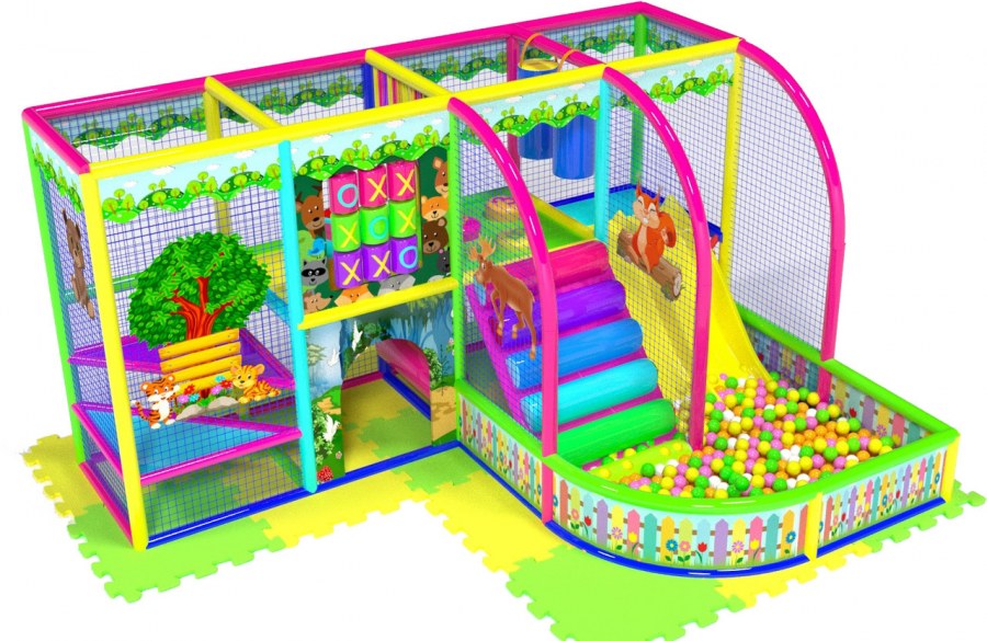 Игровая зона в детской комнате