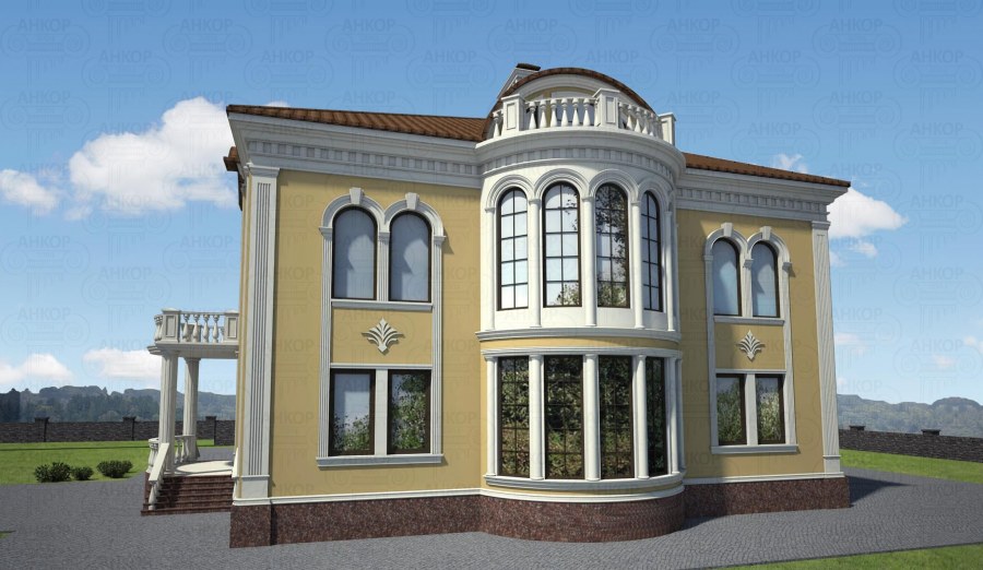 Проект лепнины на фасаде