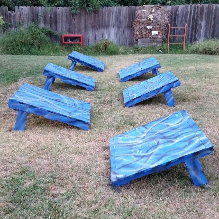 Полоса препятствий для детей во дворе