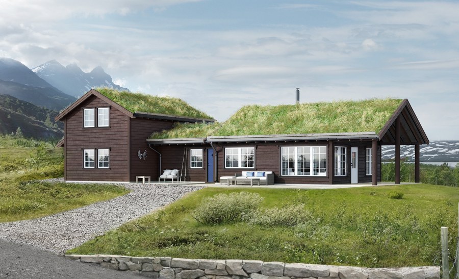 Скандинавский дом в Норвегии