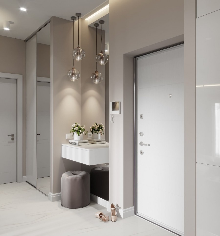 Коридор в стиле современная классика