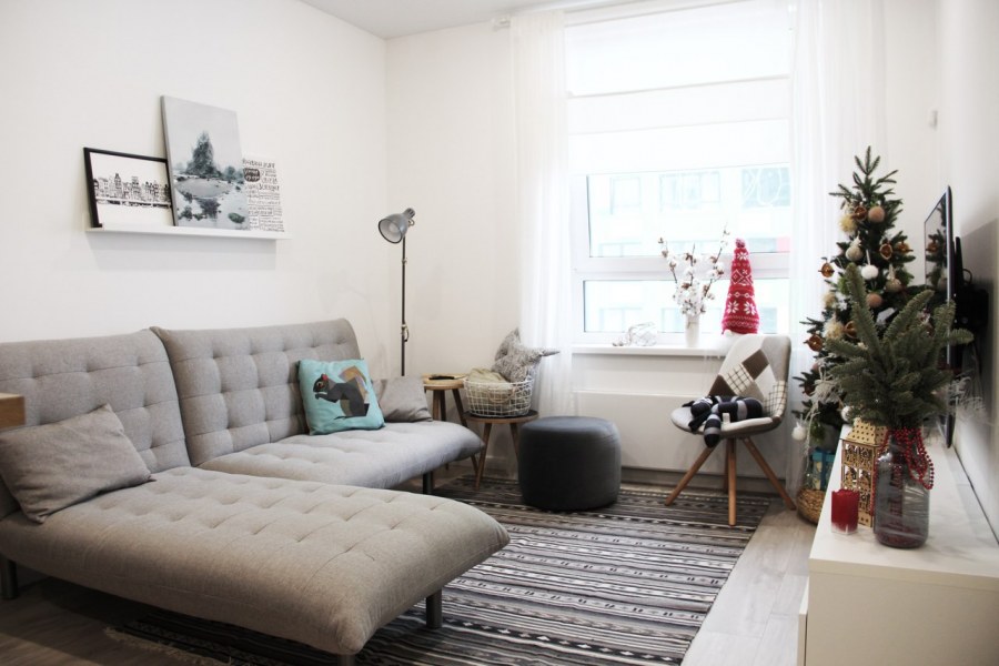 Бунинские Луга кухня гостиная