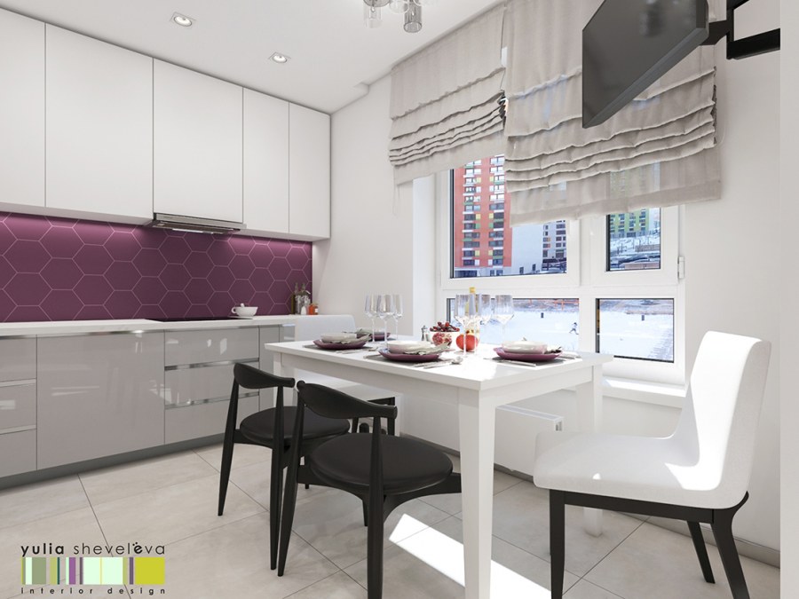 Бунинские Луга кухня гостиная