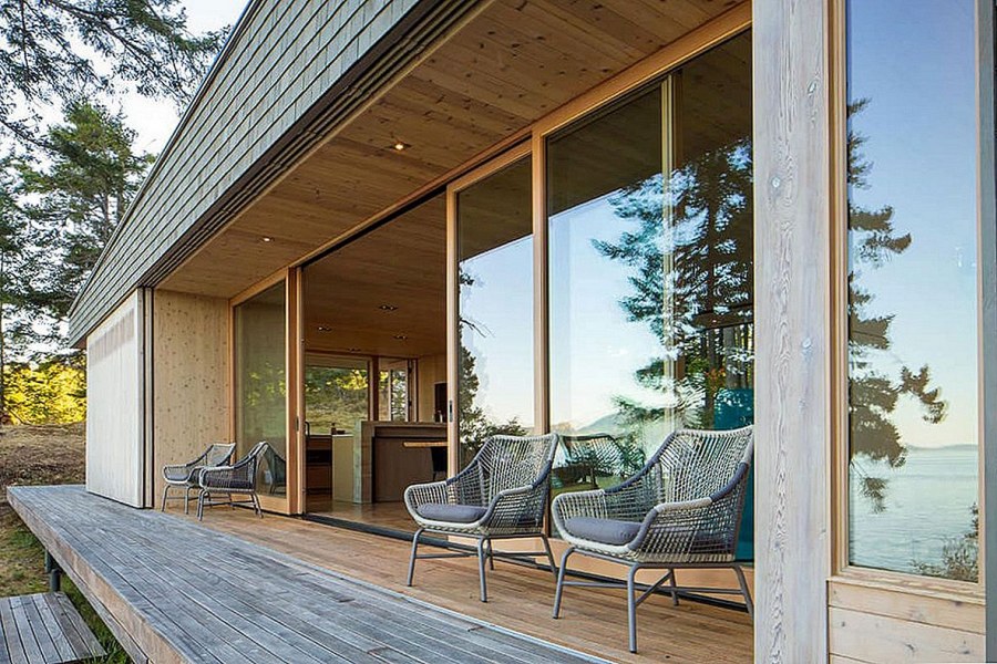 Отделка террасы снаружи