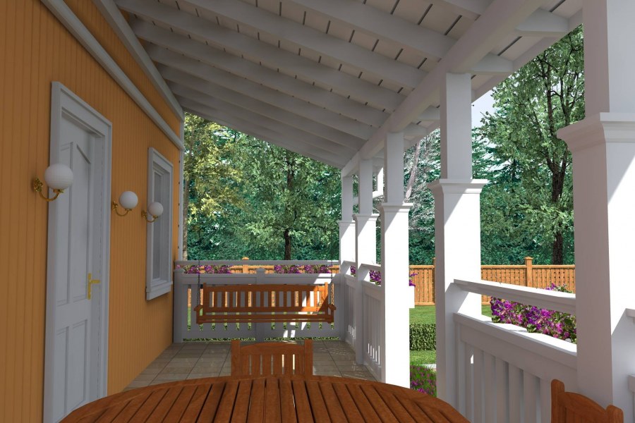 Отделка террасы