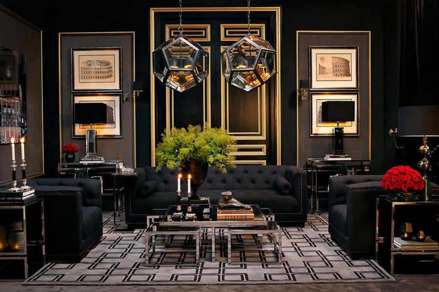 Спальня в стиле арт деко