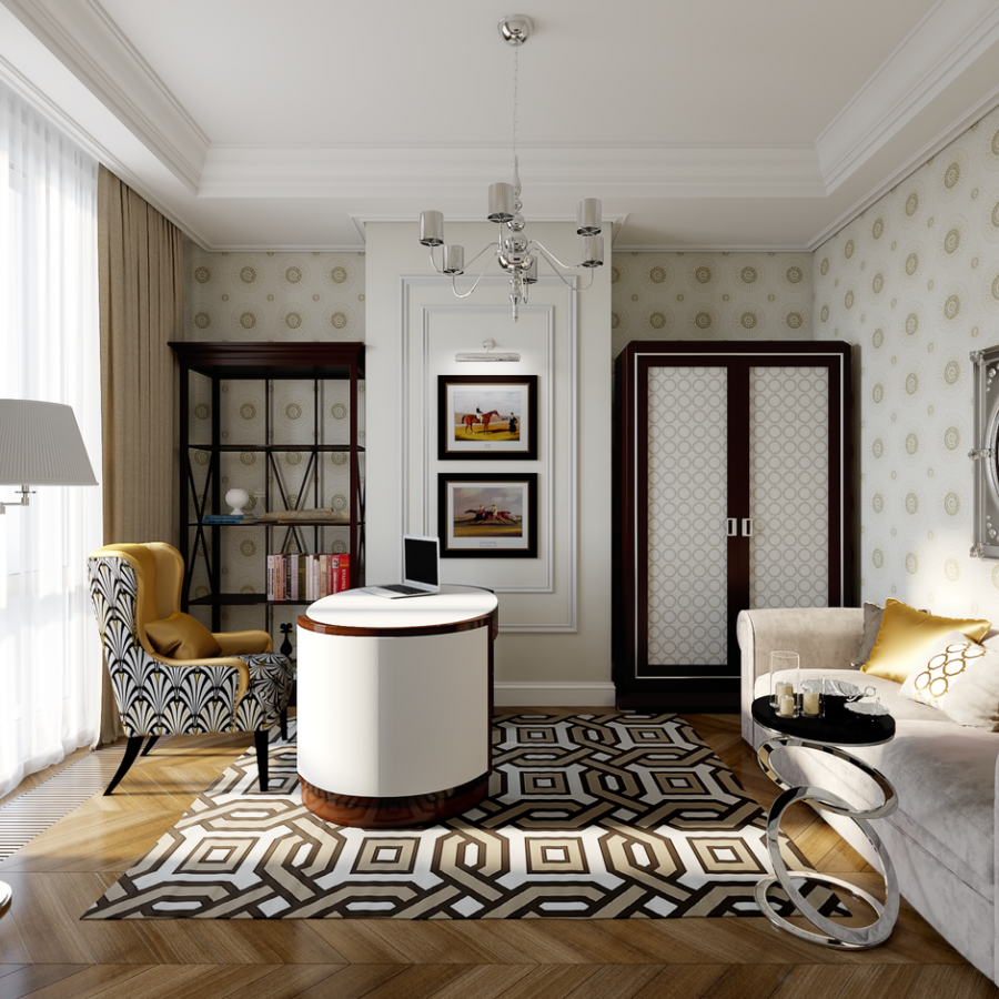 Ар-деко интерьеры Великий Гэтсби