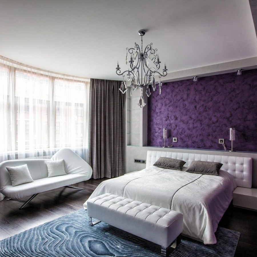 Красивый закат в окне