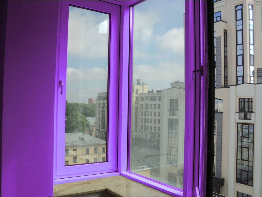 Цветные окна ПВХ