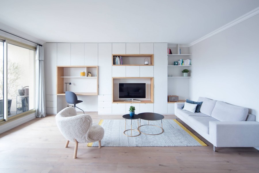 Стенка в скандинавском стиле