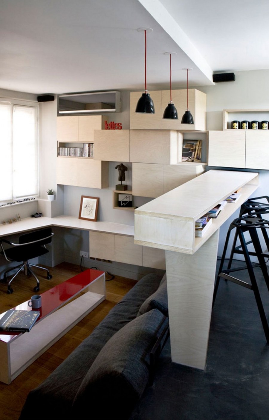 Интересные решения для маленькой квартиры студии