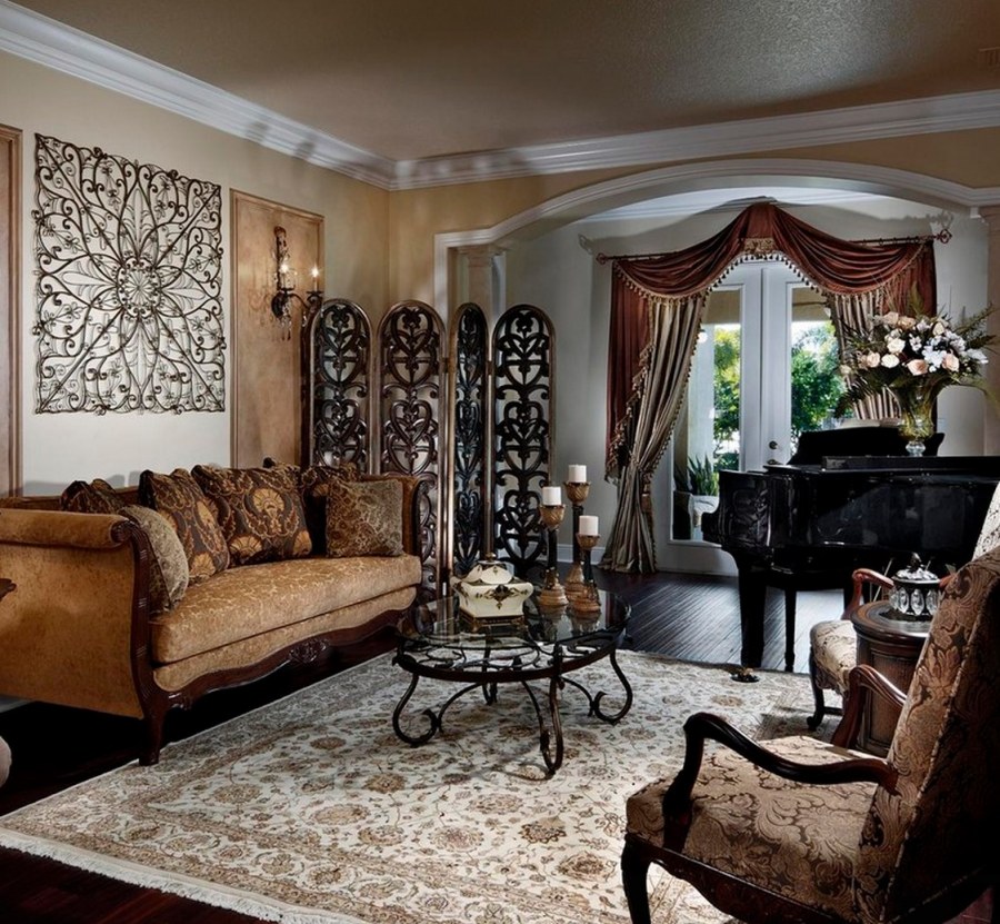 Готический стиль в гостиной