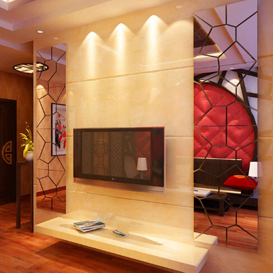 Зеркальное панно на стену