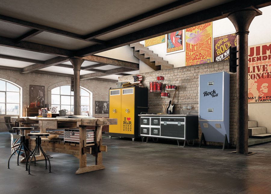 Стиль Индастриал для цеха