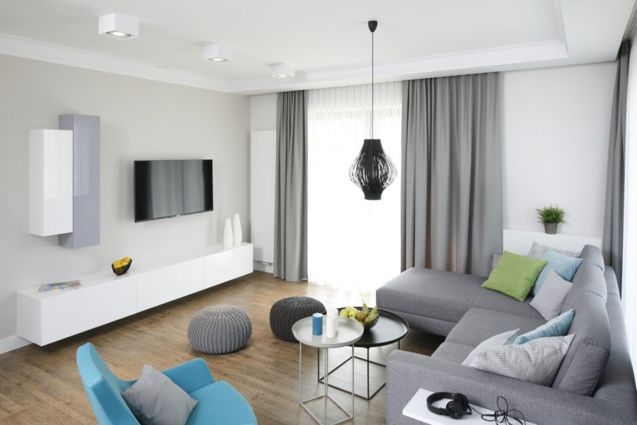 Гостиные в серых тонах