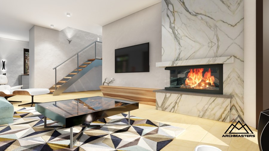 Стеновая панель под мрамор для внутренней отделки