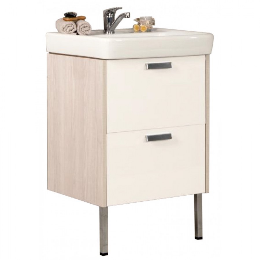 Акватон Йорк 55 белый/ясень фабрик