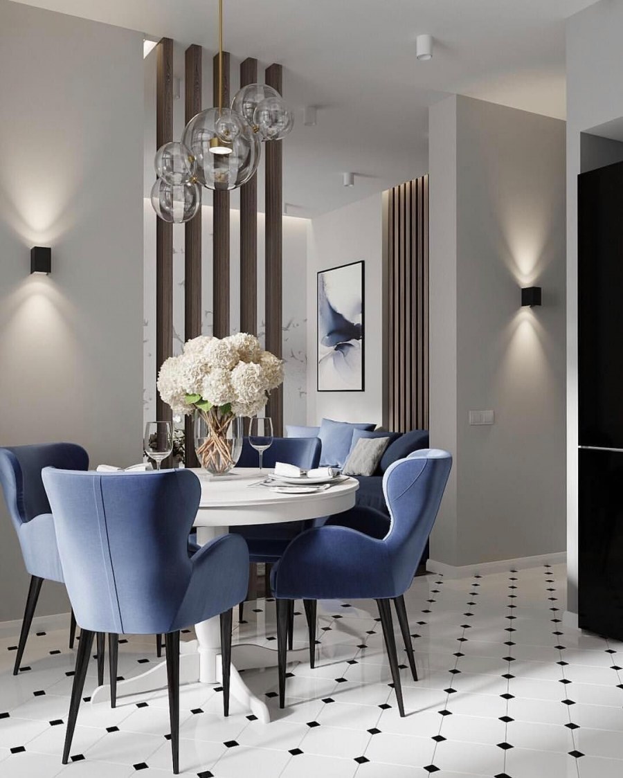 Интерьер столовой зоны