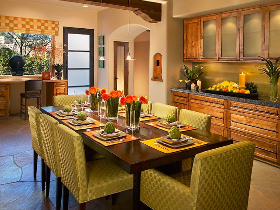 Обеденная зона на кухне