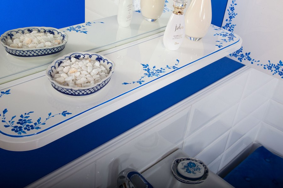 Гжель в интерьере