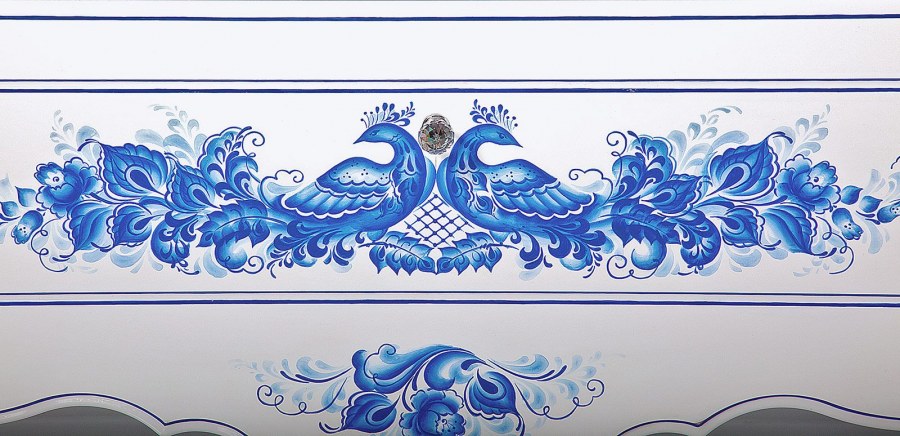 Орнаментальная стилистика Гжель