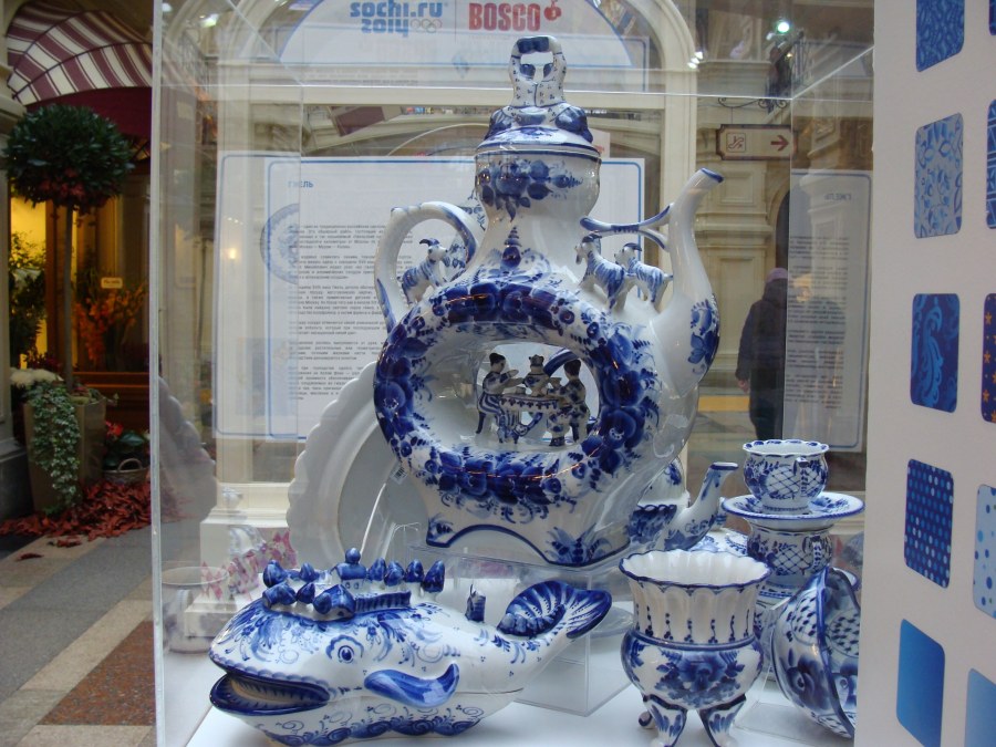 Гжельский завод художественной росписи синь России