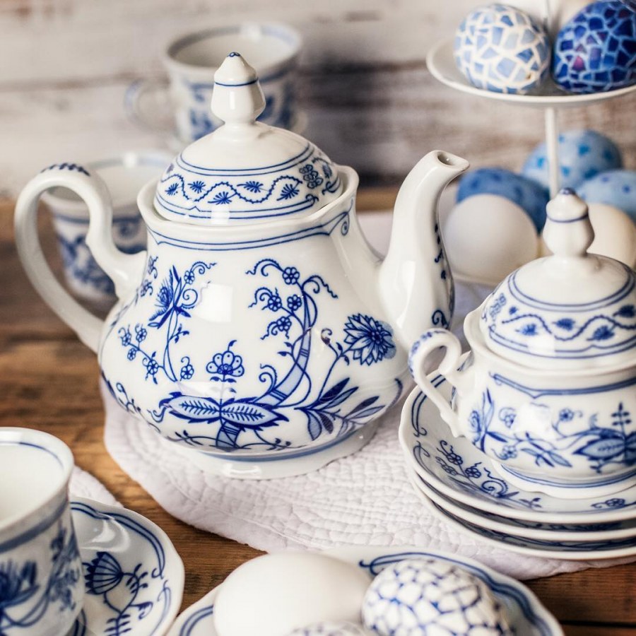 Чайный сервиз Гжельская роспись