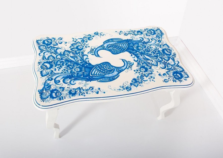 Стул Кузя Гжель