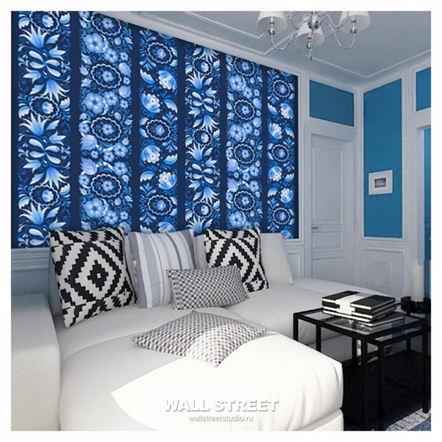 Стиль Гжель в интерьере