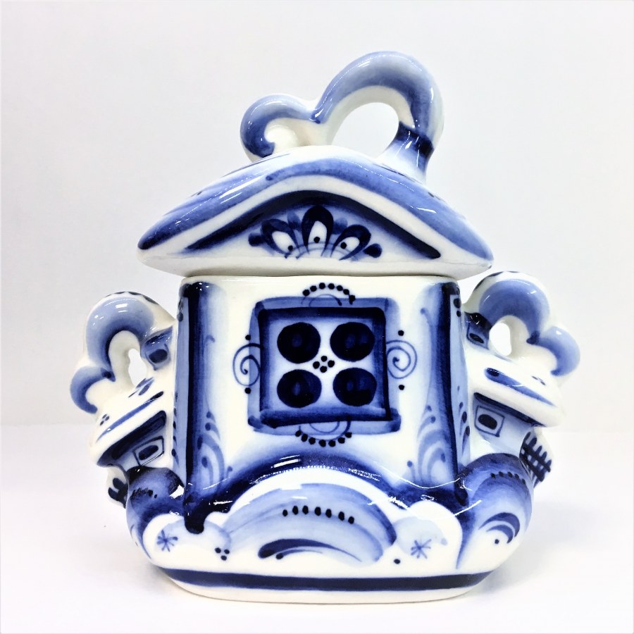 Комната в стиле Гжель