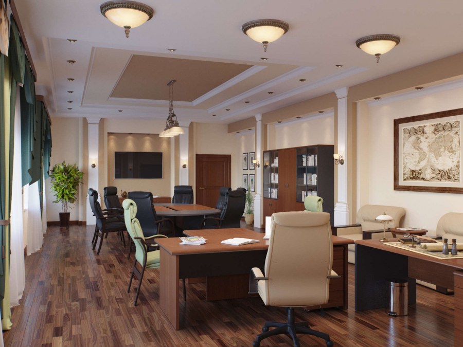 Освещение в кабинете руководителя