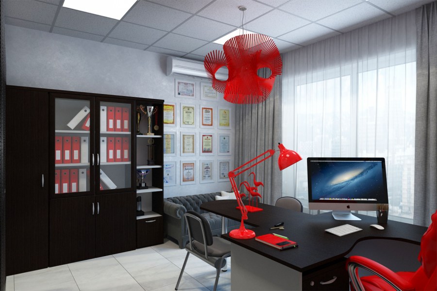 Небольшой офис юридической фирмы