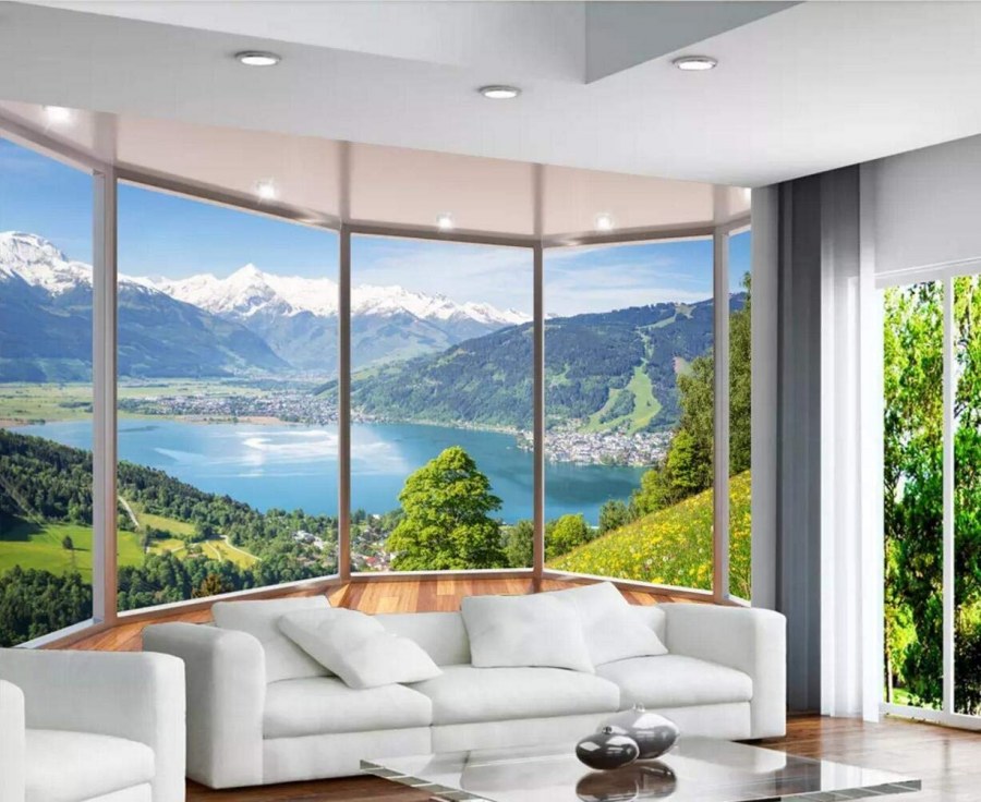 Фотообои панорамное окно