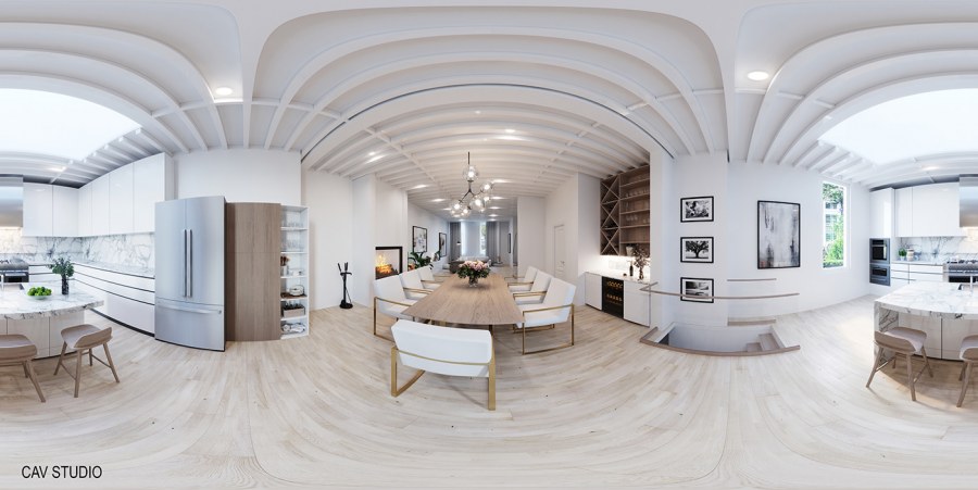 Сферическая панорама комнаты