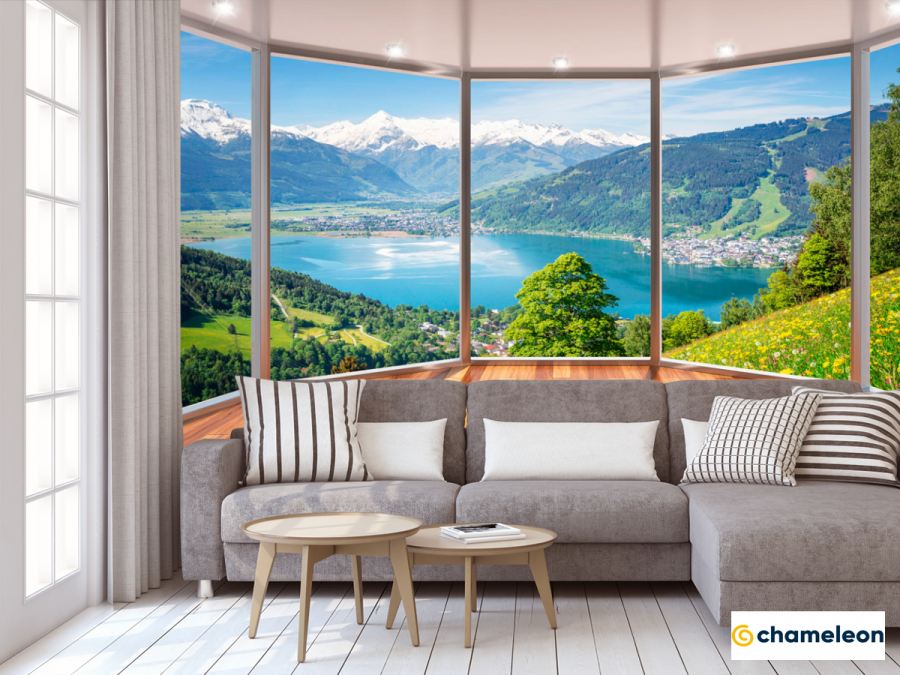 Окно с видом на природу