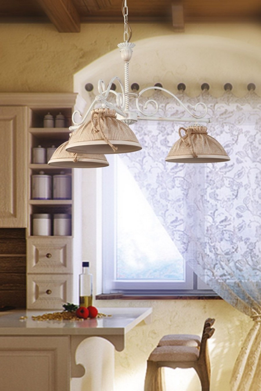 Светильники в стиле Прованс для кухни