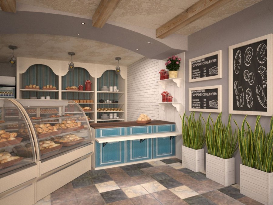 Мини кафе пекарня