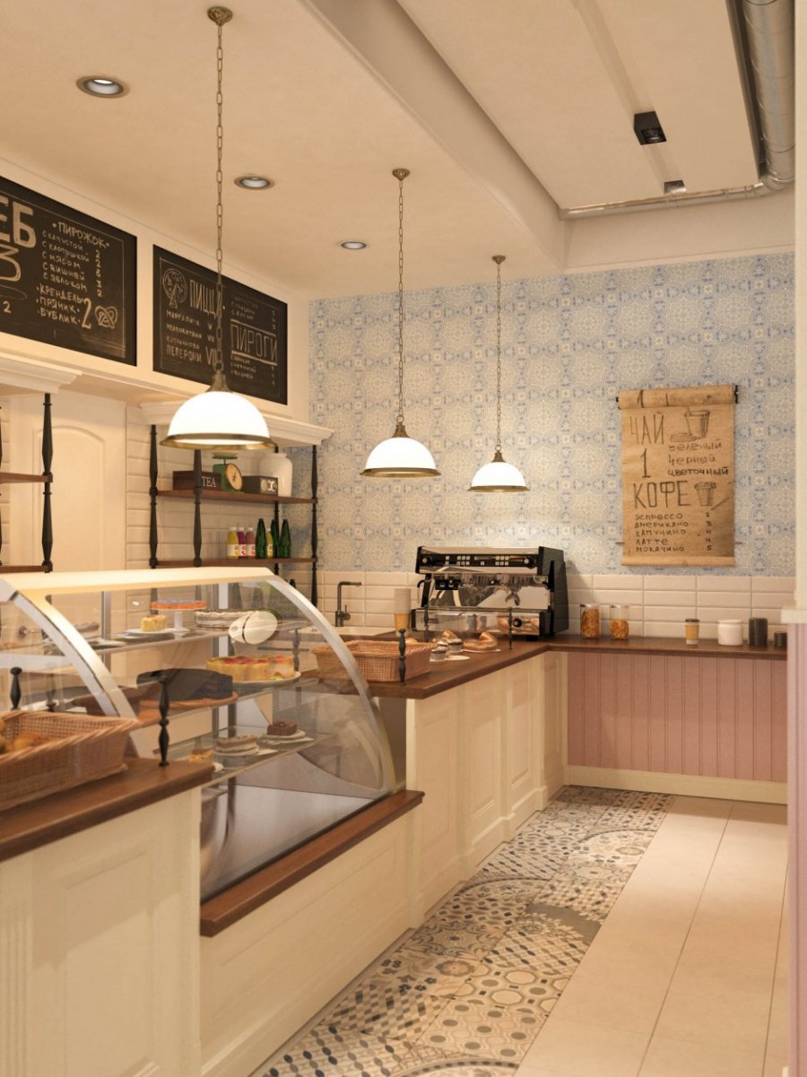 Интерьер булочной