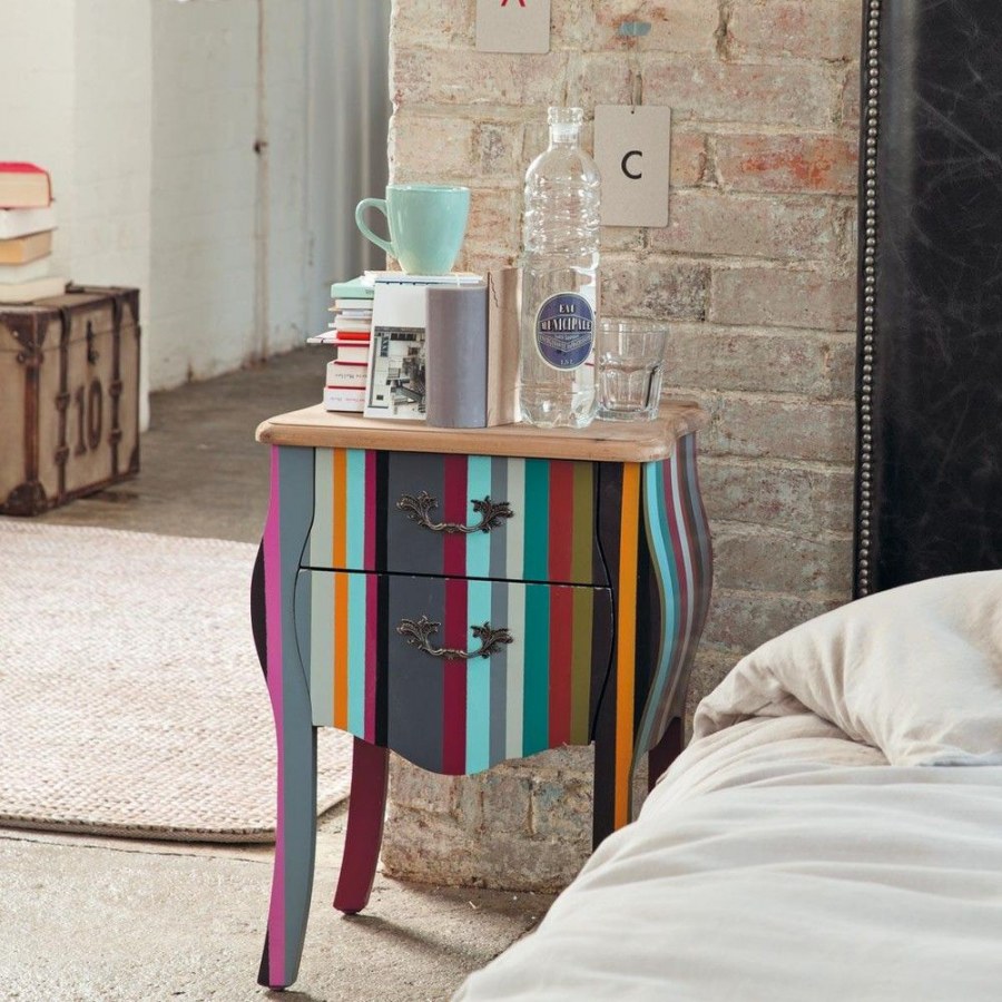 Яркие прикроватные тумбочки
