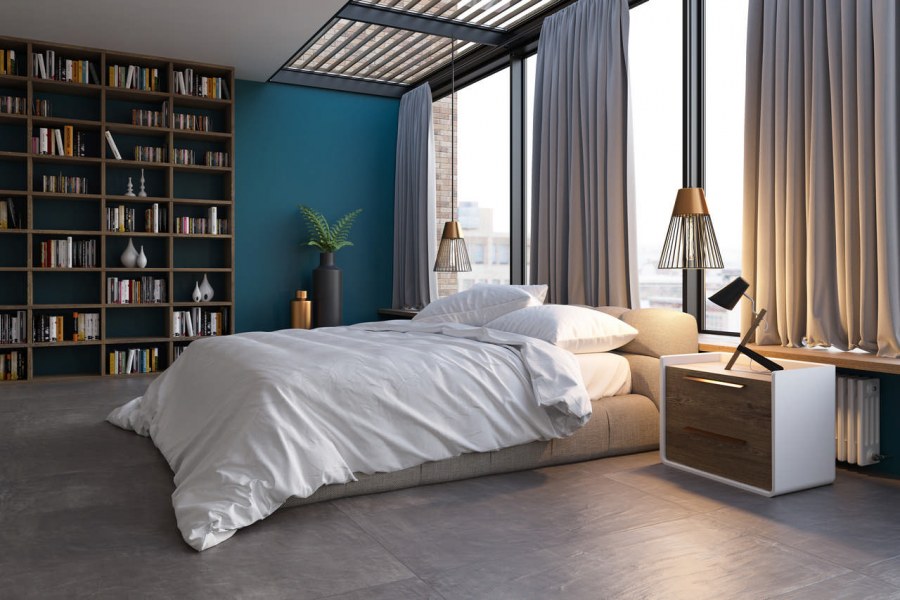 Библиотека Минимализм в спальне