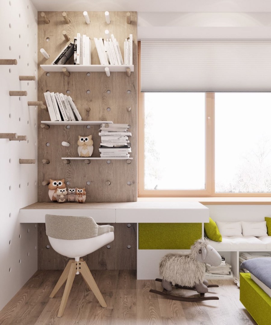 Стильная детская комната для школьника