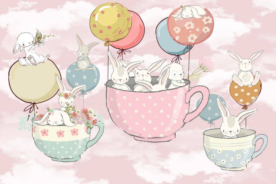 Обои с зайкой детские