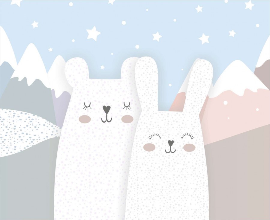 Фотообои с зайцем для детской