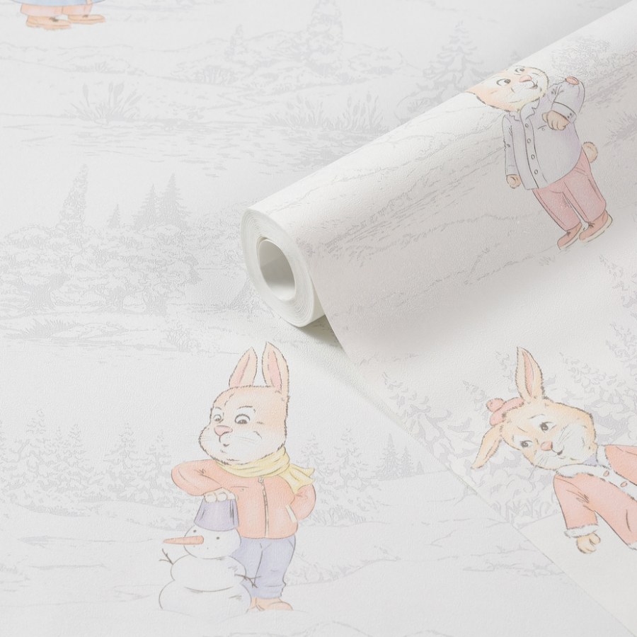 Обои Ecodeco на флизелиновой основе мир зайчики 45-233-02