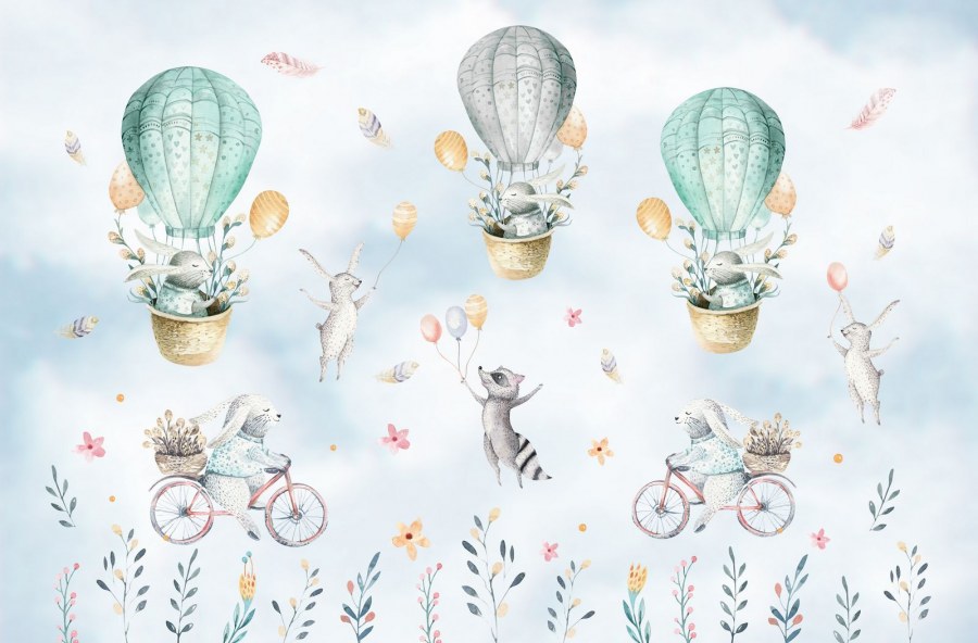 Заяц на воздушных шарах