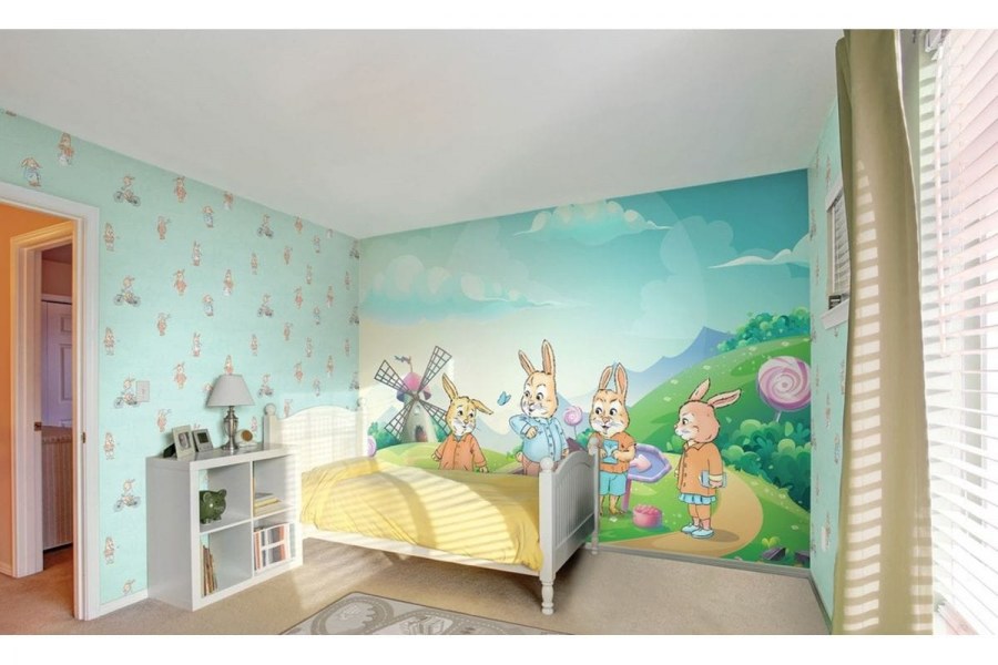 Обои в детскую комнату универсальные