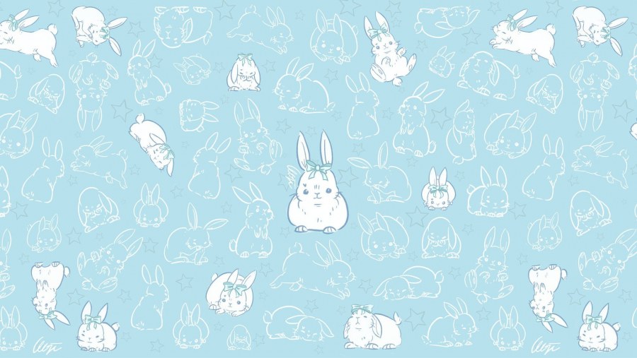 Фон с зайками