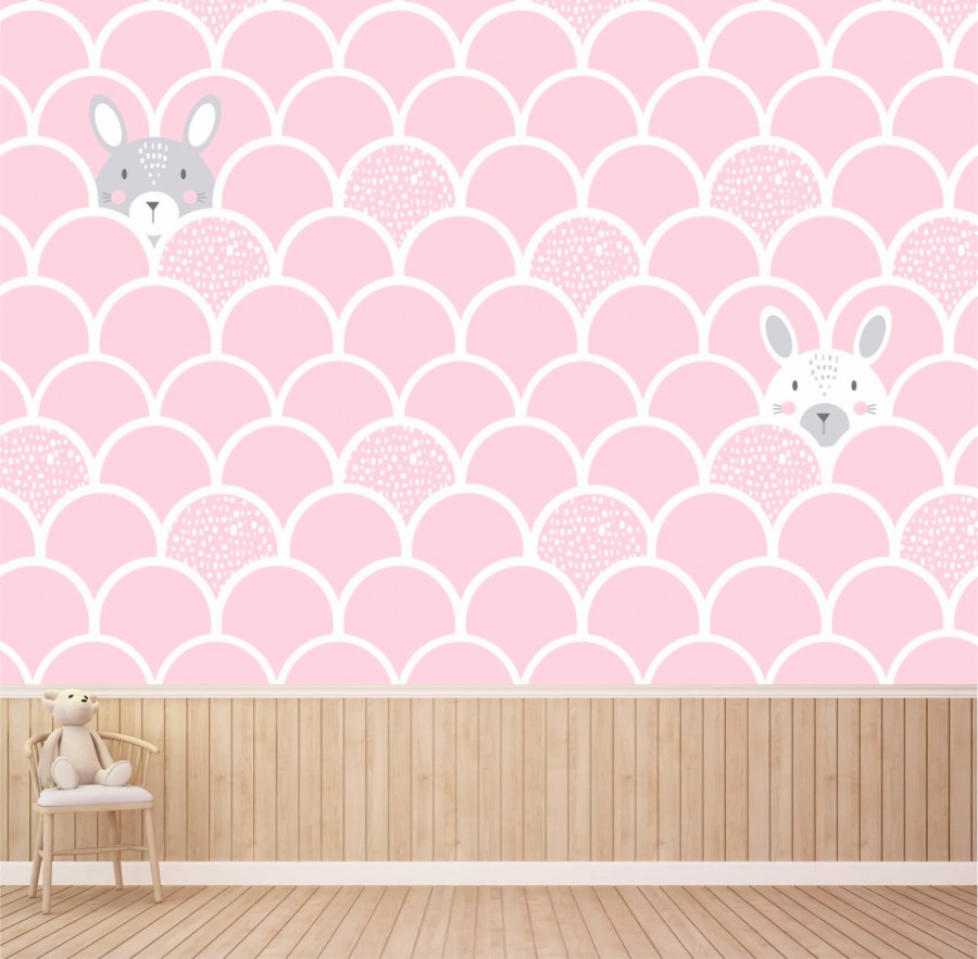 Обои с зайкой детские